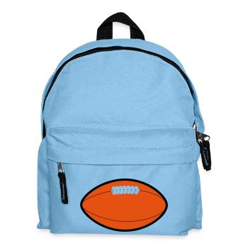 American football - Kids' Backpack - light blue - Front