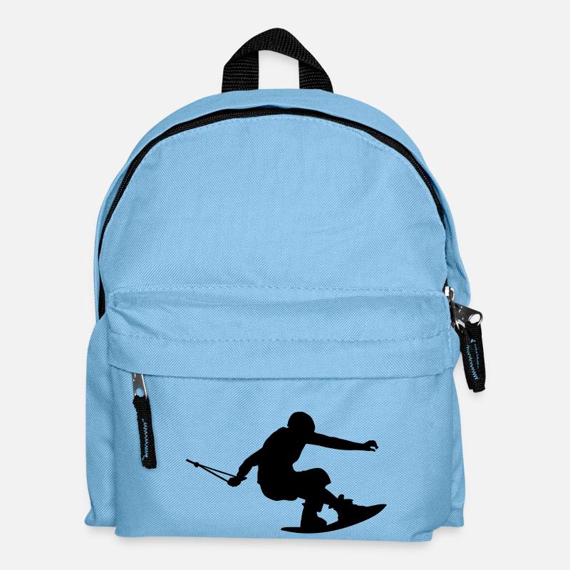 wakeboarder_15 - Sac à dos Enfant - bleu clair