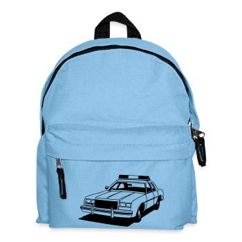 Police Car Retro - Kids' Backpack - light blue - Front