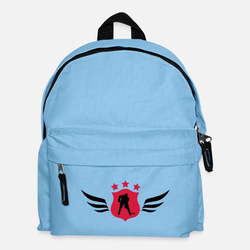 Hockey / Eishockey - Kinder Rucksack - Hellblau