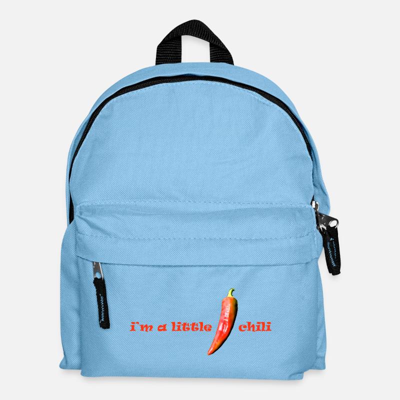 i m a little chili - Kinder Rucksack - Hellblau
