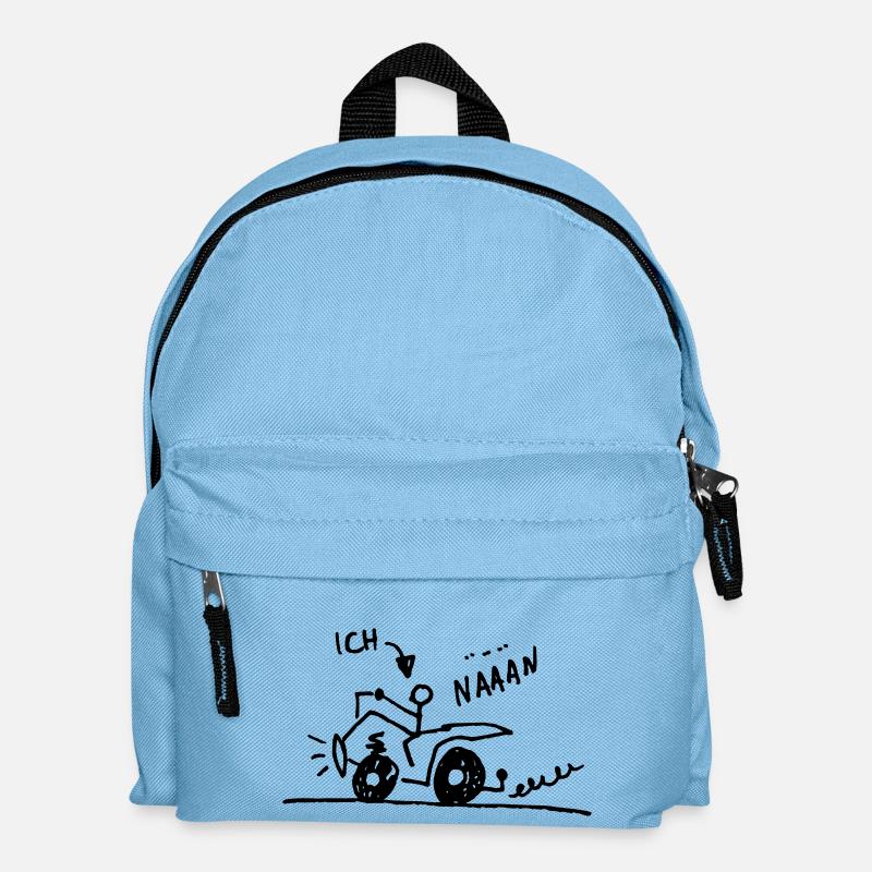 Quad näään - Kinder Rucksack - Hellblau