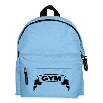 Gym gym banner - Kids' Backpack - light blue - Front