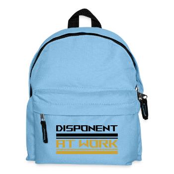 Disponent au travail noir - Sac à dos Enfant - bleu clair - Devant