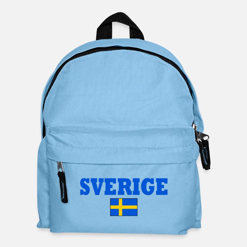 Sverige - Kinder Rucksack - Hellblau