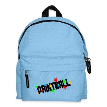 Logo de paintball - Sac à dos Enfant - bleu clair - Devant