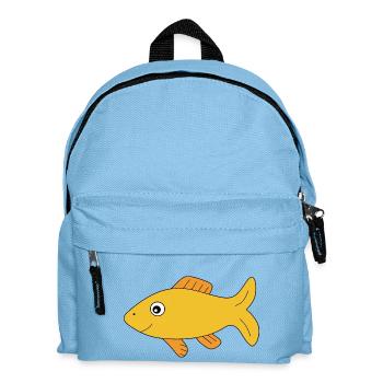 Fish Shirt Fish Motif,Fishing Clothing Gift - Kids' Backpack - light blue - Front