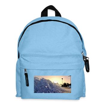 Vague de Plage Nocturne - Sac à dos Enfant - bleu clair - Devant