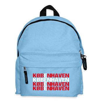 Kobenhaven Kopenhagen Dänemark - Kinder Rucksack - Hellblau - Vorne