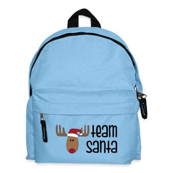 Une équipe amusante à Noël - Sac à dos Enfant - bleu clair - Devant