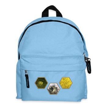 Les colons de Catan Hexagone Design - Sac à dos Enfant - bleu clair - Devant
