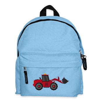 Excavator - Kids' Backpack - light blue - Front