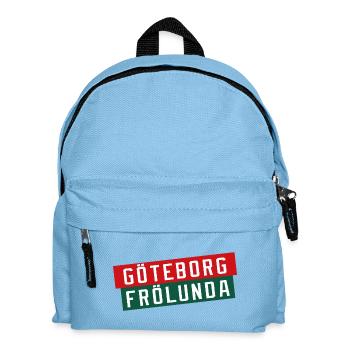 Göteborg Frölunda Color Block logo - Kids' Backpack - light blue - Front