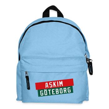 Askim Gothenburg Color Block Logo - Kids' Backpack - light blue - Front