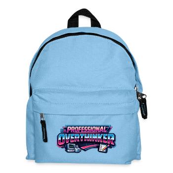 Warte, lass mich zu viel über die 80er nachdenken - Kinder Rucksack - Hellblau - Vorne