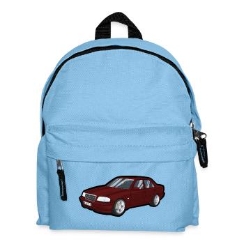 Look de voiture de rue de dessins animés rouges - Sac à dos Enfant - bleu clair - Devant
