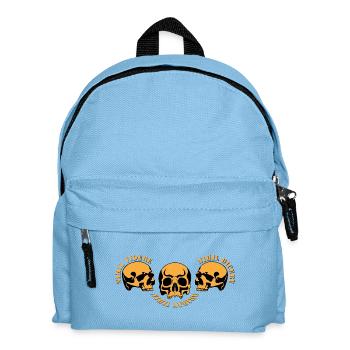 Trois Crânes – Trio Crâne - Sac à dos Enfant - bleu clair - Devant
