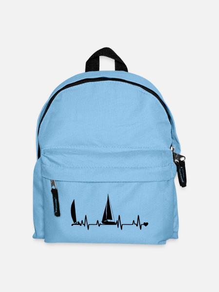 Segelboot - Kinder Rucksack - Hellblau