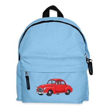 Red retro car - Kids' Backpack - light blue - Front