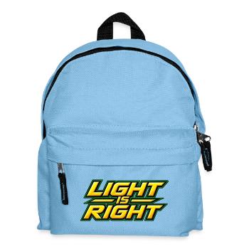 Light is right - Kids' Backpack - light blue - Front