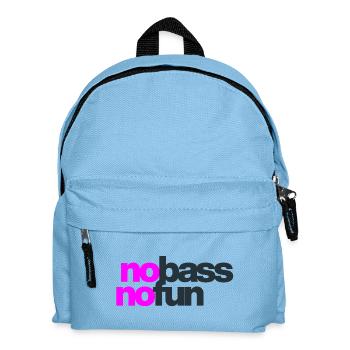 Kein Bass Kein Spaß - Kinder Rucksack - Hellblau - Vorne