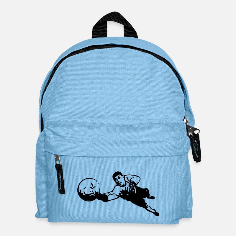Torwart - Kinder Rucksack - Hellblau