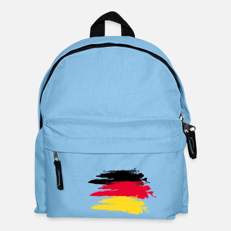 Germany smudge flag - Kinder Rucksack - Hellblau