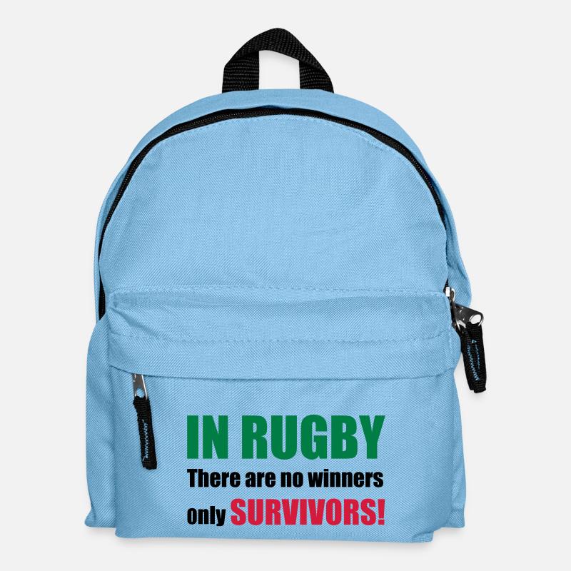 rugby - Kinder Rucksack - Hellblau