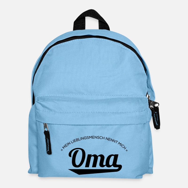 Oma - Kinder Rucksack - Hellblau