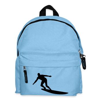 surfboard surf surfing wind surfer12 - Kids' Backpack - light blue - Front