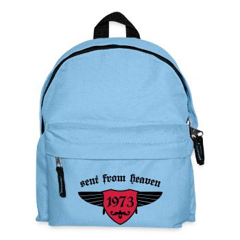 Anniversaire - envoyé du ciel 1973 - Sac à dos Enfant - bleu clair - Devant