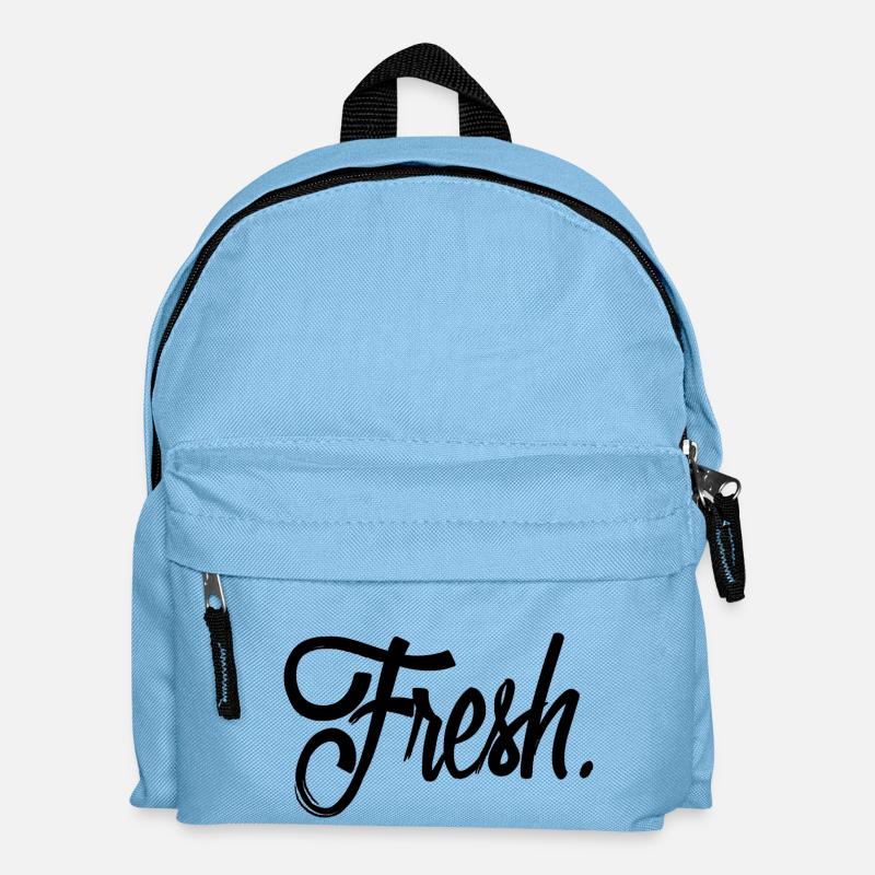 fresh black - Kids' Backpack - light blue