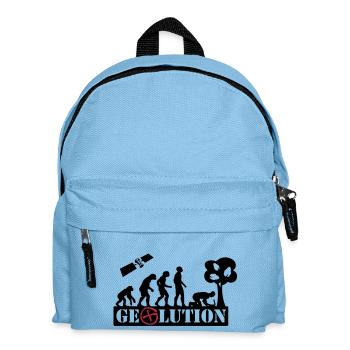 Geolution - 2color - 2O12 - Kinder Rucksack - Hellblau - Vorne