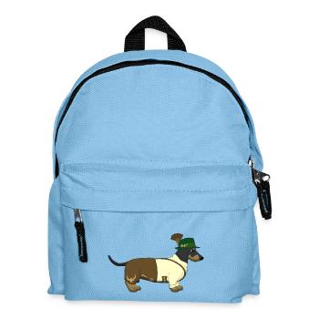 Dachshund Bavaria - Kids' Backpack - light blue - Front