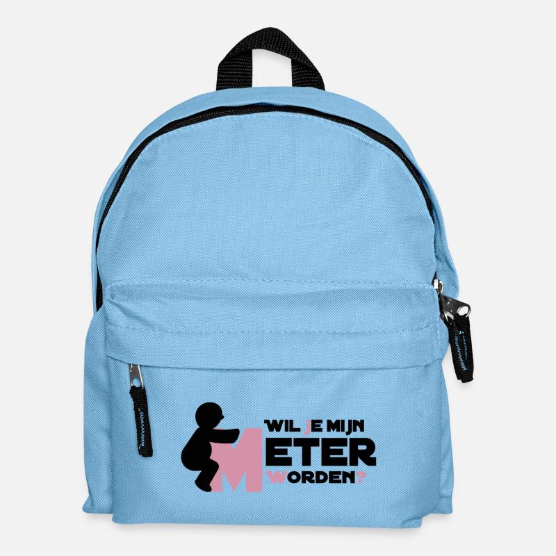 Climb To The Big M - Kids' Backpack - light blue