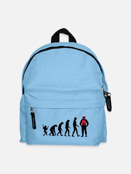 Police - Kinder Rucksack - Hellblau