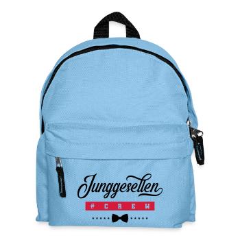 junggesellen crew - Kinder Rucksack - Hellblau - Vorne
