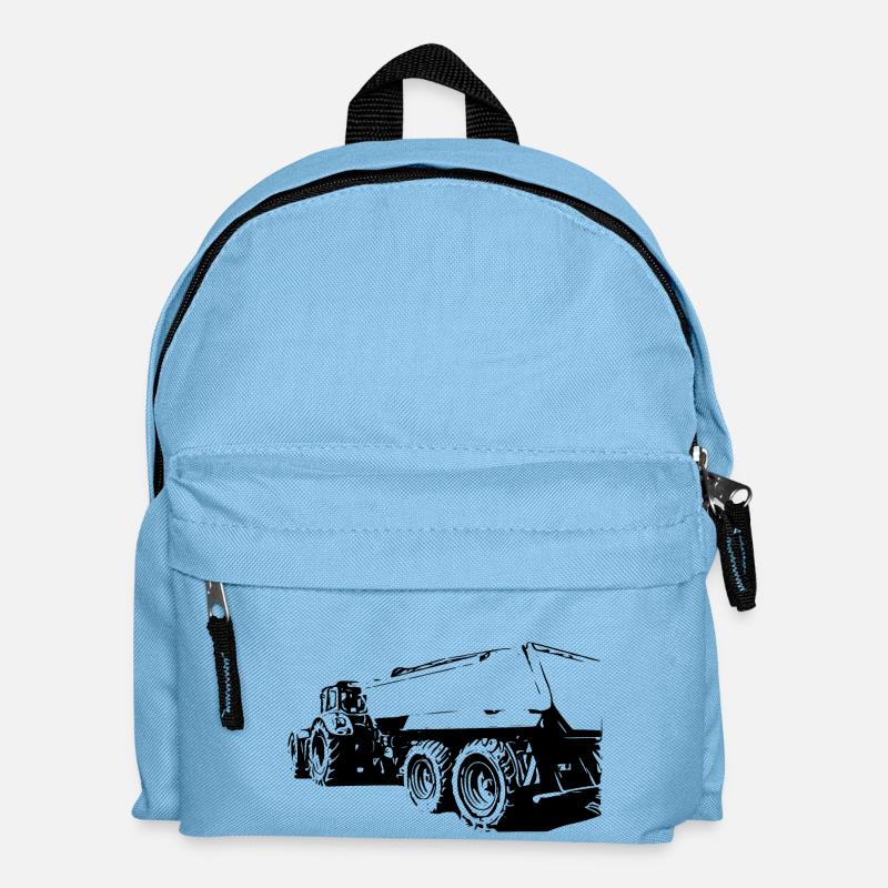 Tractor - Kids' Backpack - light blue