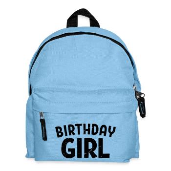 Anniversaire Fille Cool Fête d’anniversaire pour les enfants Filles - Sac à dos Enfant - bleu clair - Devant