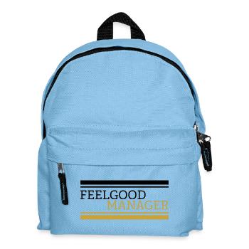 Feelgood manager Design noir - Sac à dos Enfant - bleu clair - Devant