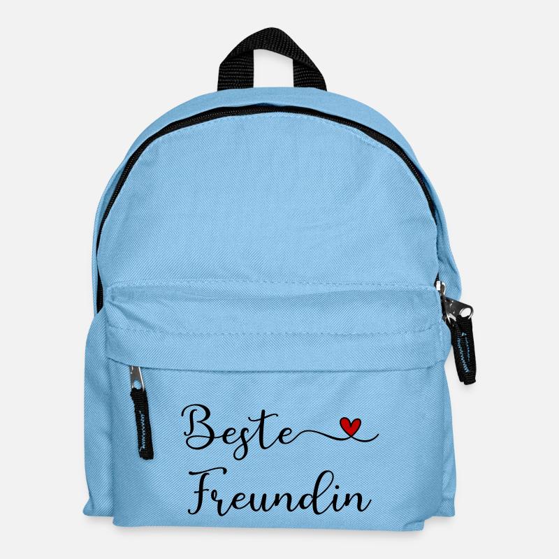 Beste Freundin - Kinder Rucksack - Hellblau