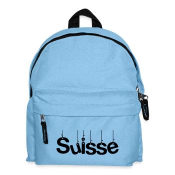 SCHWEIZ. LAND. GENF. HUMOR. FLAGGE - Kinder Rucksack - Hellblau - Vorne