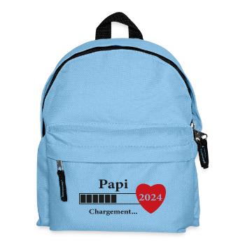 Opa - zukünftiger Opa Loading - Kinder Rucksack - Hellblau - Vorne