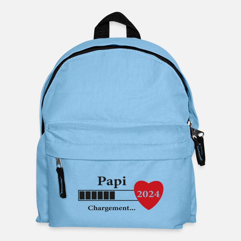 Grandpa - Future Grandpa Loading - Kids' Backpack - light blue