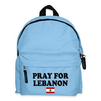 Pray for lebanon - Kids' Backpack - light blue - Front