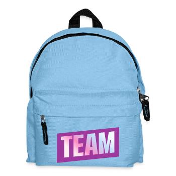 Team - Kinder Rucksack - Hellblau - Vorne