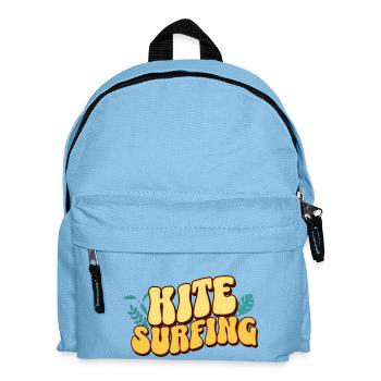 Kitesurf Kitesurfer Kiteboard - Kinder Rucksack - Hellblau - Vorne