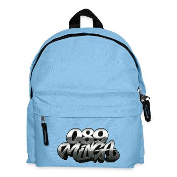 089 Minga Logo - Kinder Rucksack - Hellblau - Vorne