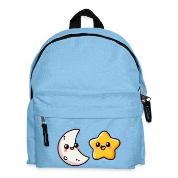 Lune étoilée - Sac à dos Enfant - bleu clair - Devant