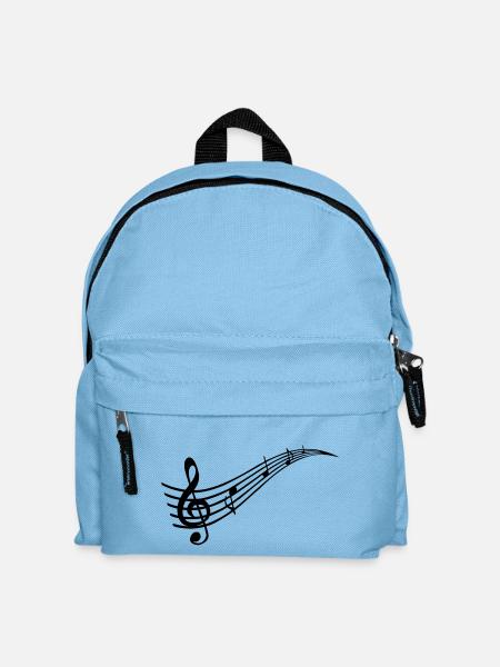 notenspiel - Kinder Rucksack - Hellblau